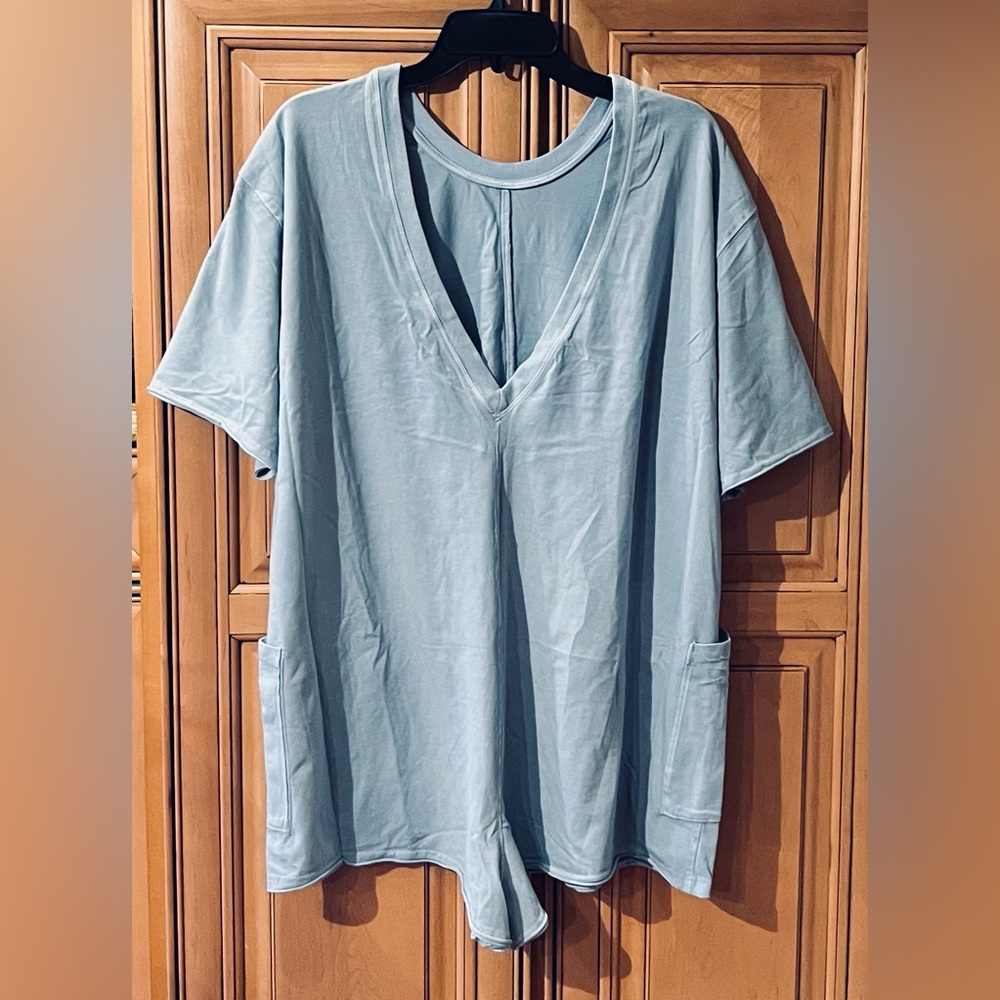 NWT Free People Hot Shot Tee Romper - Picture 7 of 12